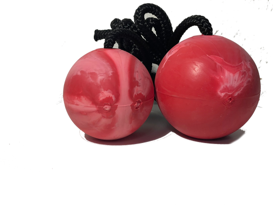 Dogline Rubber Euro Rope Dog Ball