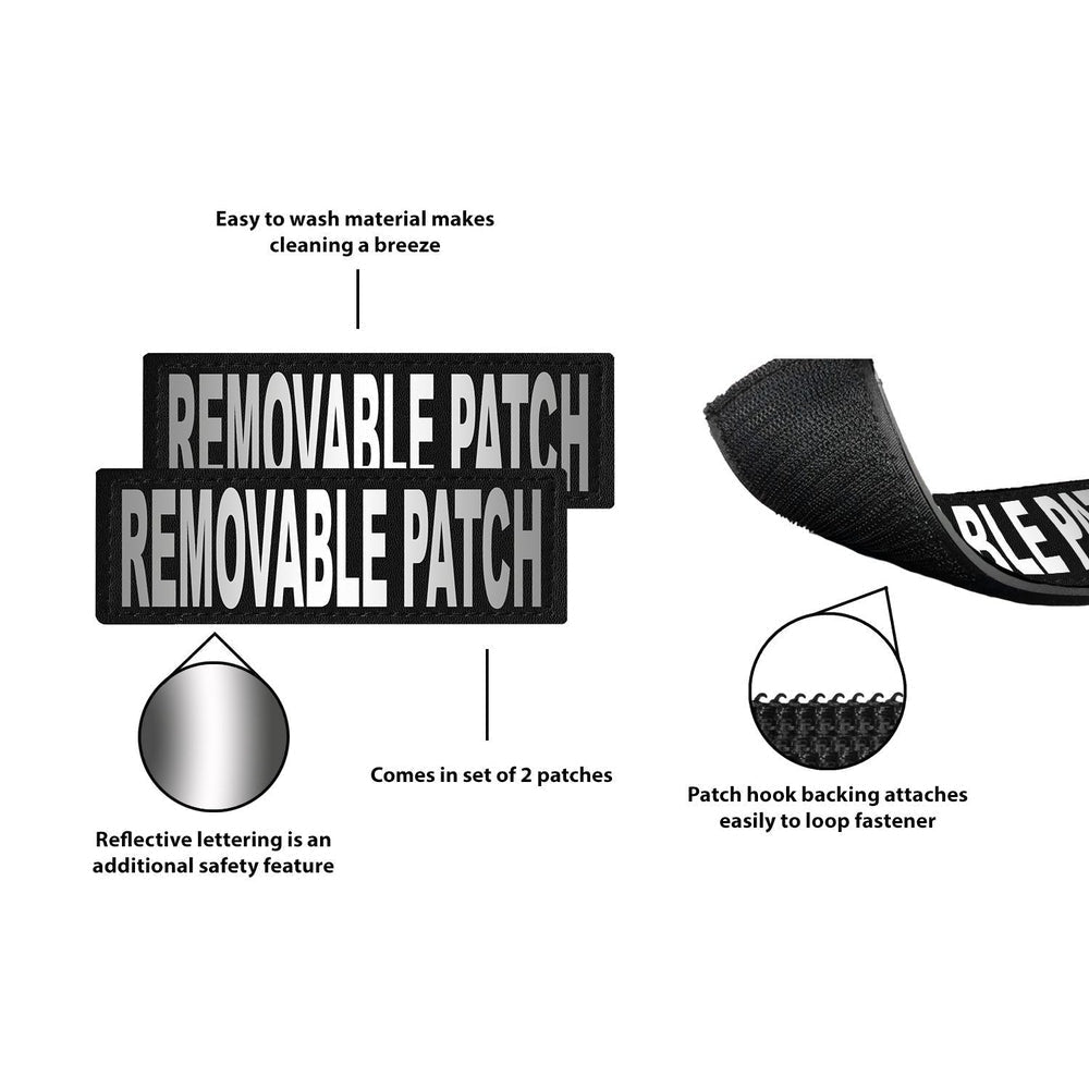 Dogline Removable Rectangle Patches