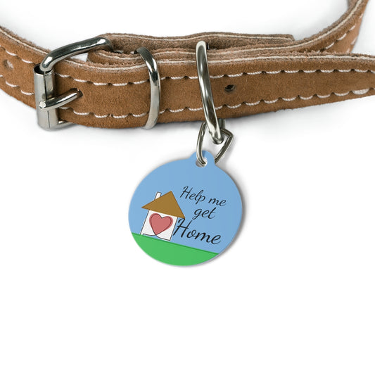 Printify Help me get Home Pet tag