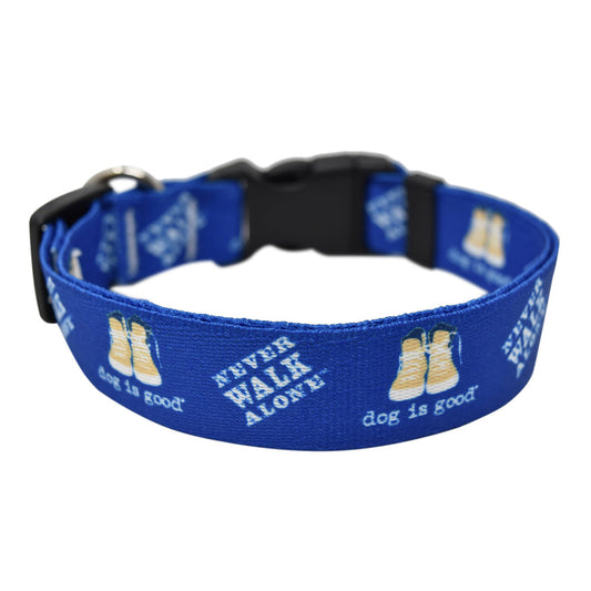 Dog is Good Never Walk Alone Collar