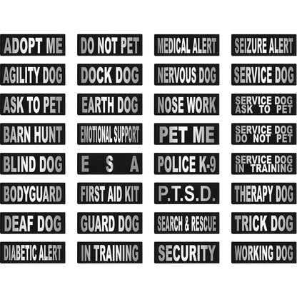 Dogline Removable Rectangle Patches