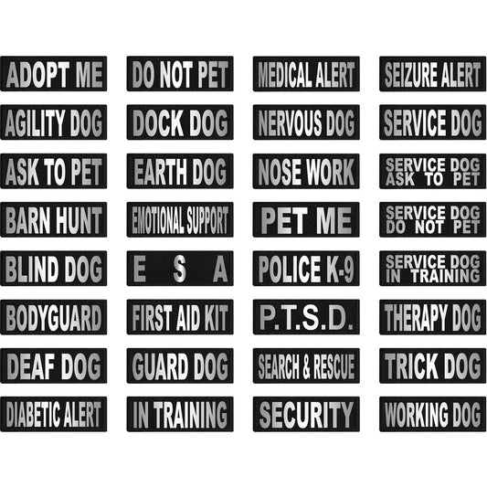 Dogline Removable Rectangle Patches