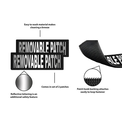 Dogline Removable Rectangle Patches