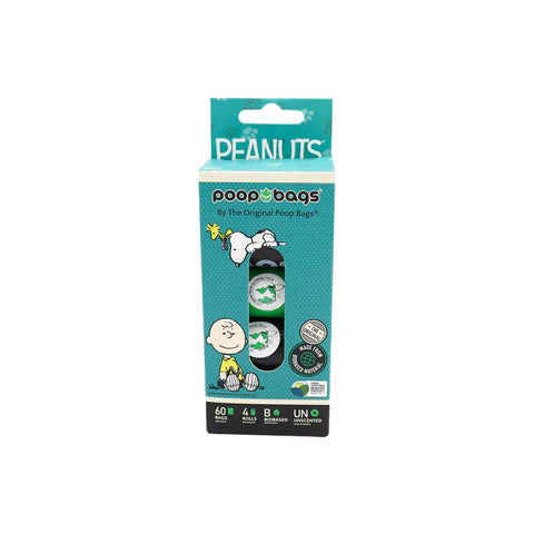 Poop Bags Peanuts Poop Bags 60ct