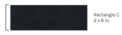 Dogline Removable Rectangle Patches